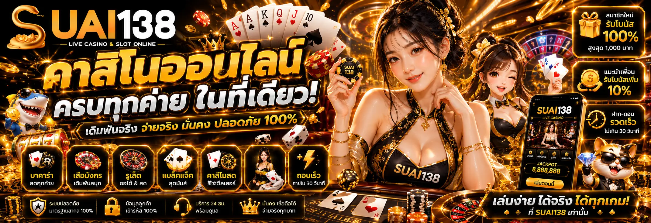 suai138 ศูนย์รวมเกมยอดนิยม ครบจบในเว็บเดียว