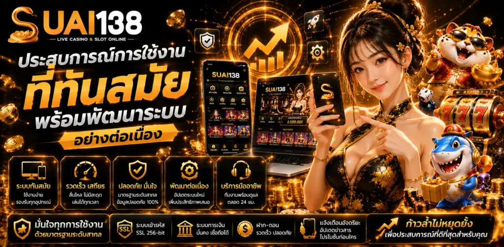 suai138 ระบบทันสมัย รองรับการใช้งานทุกแพลตฟอร์ม